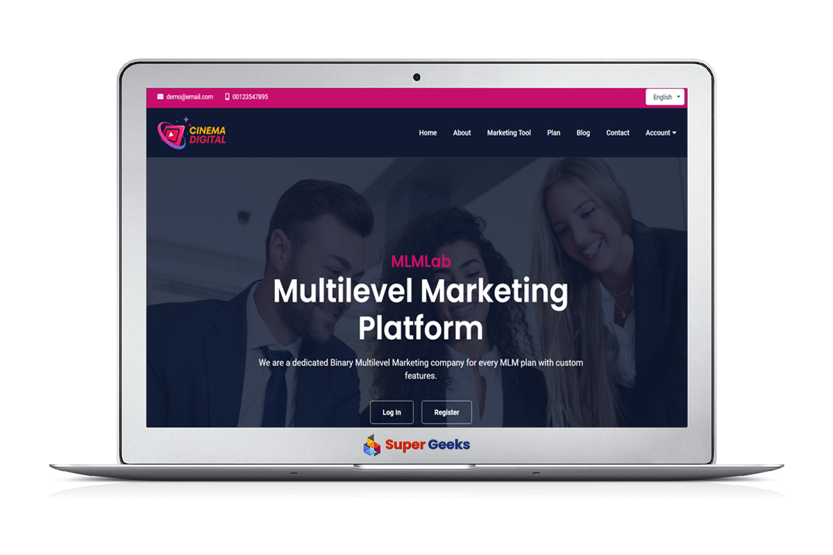 Our Works 25 MLM Company Website Development