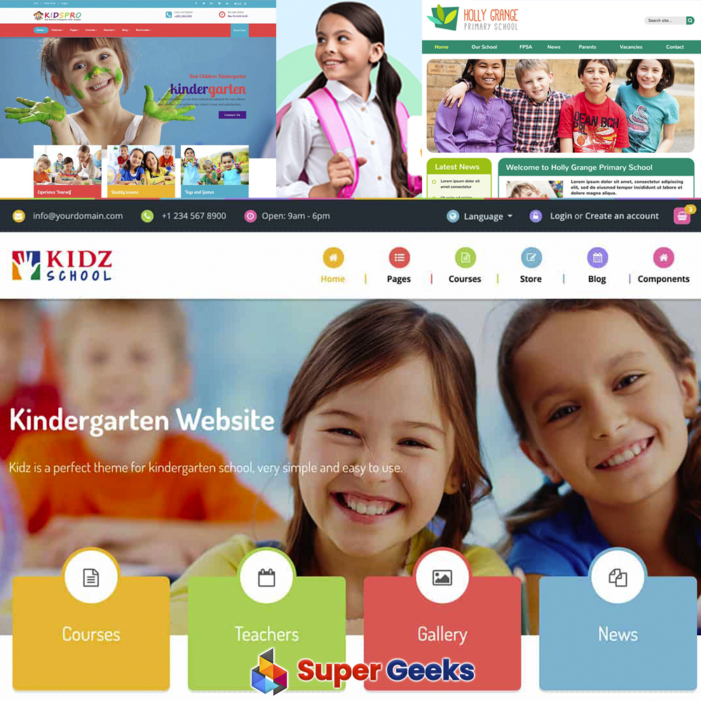 Web Development 21 School web development company in India Banner
